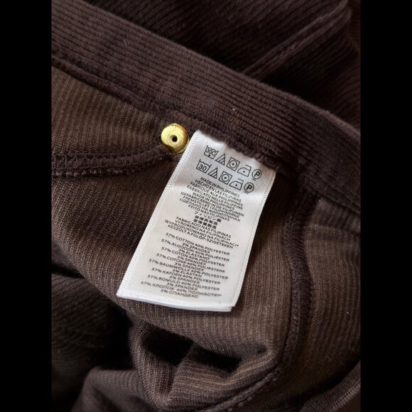 Michael Kors Pants Small Womens Brown Pull On Corduroy Stretch Skinny - Picture 10 of 10